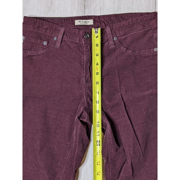 AG The Legging Super Skinny Corduroy Pants , Cords Women's Size 31R Wine - Picture 14 of 16